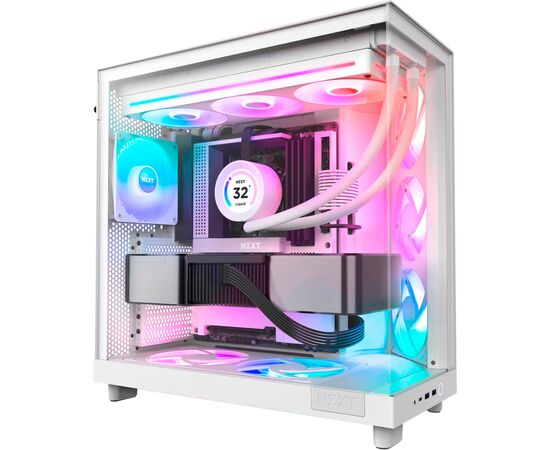 Кулер для корпуса NZXT F360 RGB Core Fan (Single Frame) - White (RF-U36HF-W1), изображение 6 Кулер для корпуса NZXT F360 RGB Core Fan (Single Frame) - White (RF-U36HF-W1), изображение 6