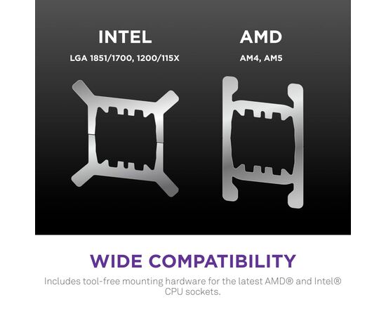 Система жидкостного охлаждения NZXT Kraken Elite RGB 240mm (RL-KR24E-B2), изображение 12 Система жидкостного охлаждения NZXT Kraken Elite RGB 240mm (RL-KR24E-B2), изображение 12