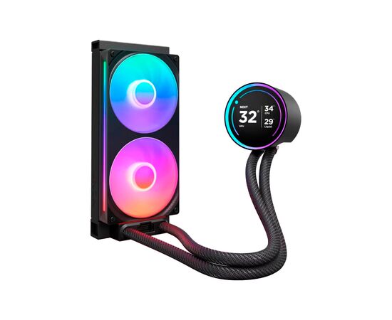 Система жидкостного охлаждения NZXT Kraken Elite RGB 240mm (RL-KR24E-B2), изображение 2 Система жидкостного охлаждения NZXT Kraken Elite RGB 240mm (RL-KR24E-B2), изображение 2