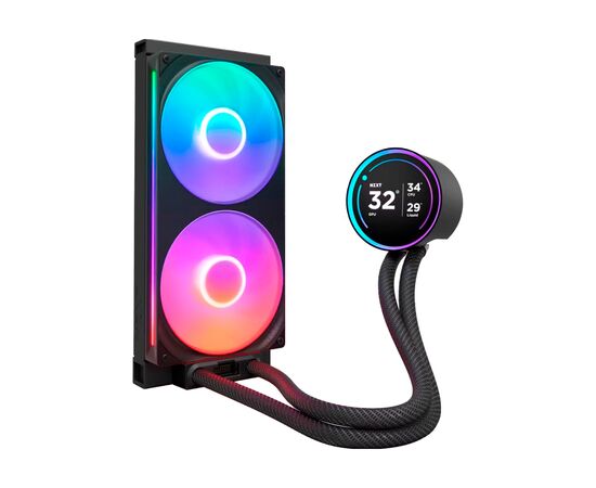 Система жидкостного охлаждения NZXT Kraken Elite RGB 280mm AIO (RL-KR28E-B2), изображение 2 Система жидкостного охлаждения NZXT Kraken Elite RGB 280mm AIO (RL-KR28E-B2), изображение 2