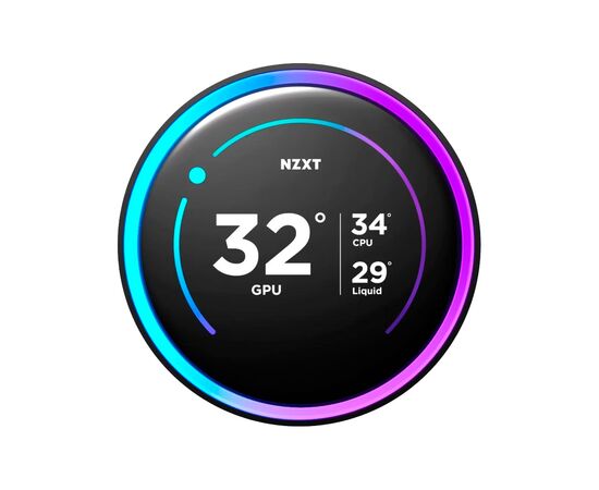 Система жидкостного охлаждения NZXT Kraken Elite RGB 360mm AIO (RL-KR36E-B2), изображение 3