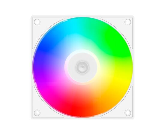 Кулер для корпуса ID-Cooling AS-120-ARGB-W, изображение 2 Кулер для корпуса ID-Cooling AS-120-ARGB-W, изображение 2