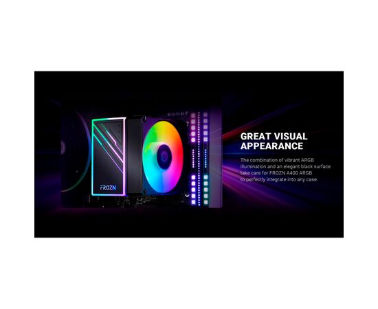 Кулер до процесора ID-Cooling FROZN A400 ARGB, зображення 10 Кулер до процесора ID-Cooling FROZN A400 ARGB, зображення 10