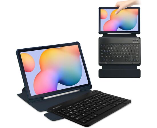 Чехол для планшета BeCover 360° Rotatable + Keyboard Samsung Tab S6 Lite (2024) 10.4" P620/P625/P627 Deep Blue (712588), изображение 2 Чехол для планшета BeCover 360° Rotatable + Keyboard Samsung Tab S6 Lite (2024) 10.4" P620/P625/P627 Deep Blue (712588), изображение 2