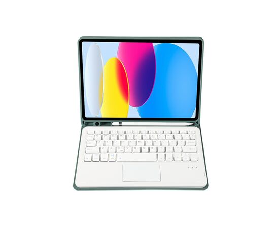 Чехол для планшета BeCover Keyboard+TouchPad Apple iPad 10.9" 2022 Dark Green (712377), изображение 2 Чехол для планшета BeCover Keyboard+TouchPad Apple iPad 10.9" 2022 Dark Green (712377), изображение 2