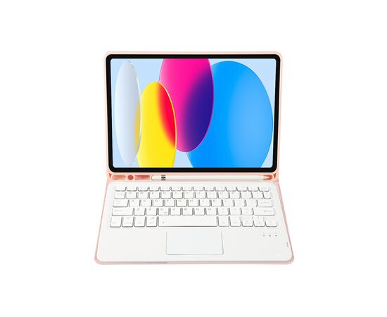 Чохол до планшета BeCover Keyboard+TouchPad Apple iPad 10.9" 2022 Pink (712379), зображення 2 Чохол до планшета BeCover Keyboard+TouchPad Apple iPad 10.9" 2022 Pink (712379), зображення 2