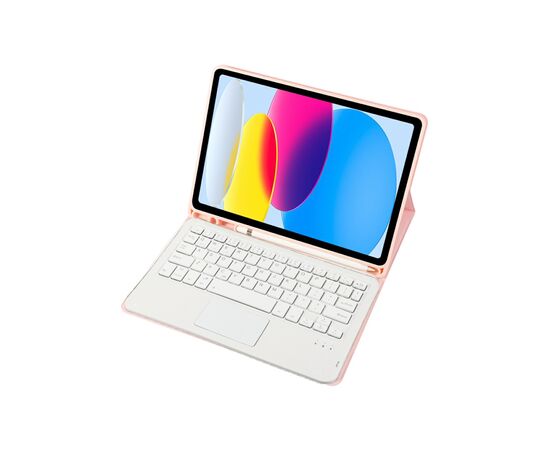 Чохол до планшета BeCover Keyboard+TouchPad Apple iPad 10.9" 2022 Pink (712379), зображення 3 Чохол до планшета BeCover Keyboard+TouchPad Apple iPad 10.9" 2022 Pink (712379), зображення 3