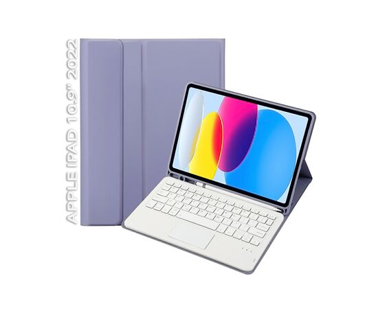 Чохол до планшета BeCover Keyboard+TouchPad Apple iPad 10.9" 2022 Purple (712380)