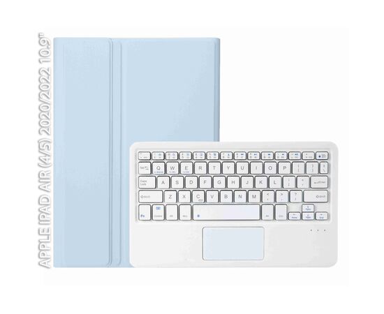 Чохол до планшета BeCover Keyboard+TouchPad Apple iPad Air (4/5) 2020/2022 10.9" Light Blue (712372)