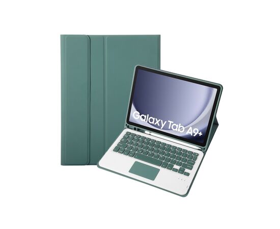 Чехол для планшета BeCover Keyboard+TouchPad Samsung Tab A9 Plus SM-X210/SM-X215/SM-X216 11.0" Dark Green (712413), изображение 2