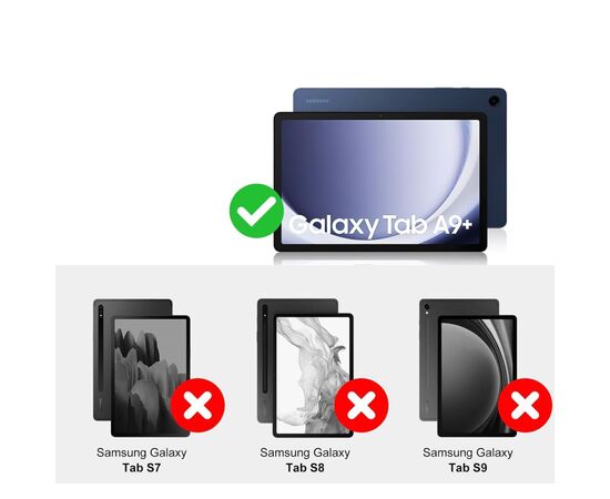 Чехол для планшета BeCover Keyboard+TouchPad Samsung Tab A9 Plus SM-X210/SM-X215/SM-X216 11.0" Dark Green (712413), изображение 6