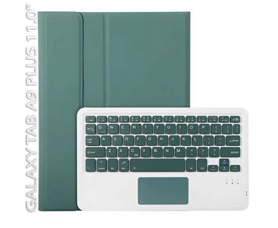 Чохол до планшета BeCover Keyboard+TouchPad Samsung Tab A9 Plus SM-X210/SM-X215/SM-X216 11.0" Dark Green (712413)