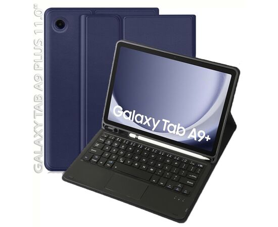 Чохол до планшета BeCover Keyboard+TouchPad Samsung Tab A9 Plus SM-X210/SM-X215/SM-X216 11.0" Deep Blue (712412)