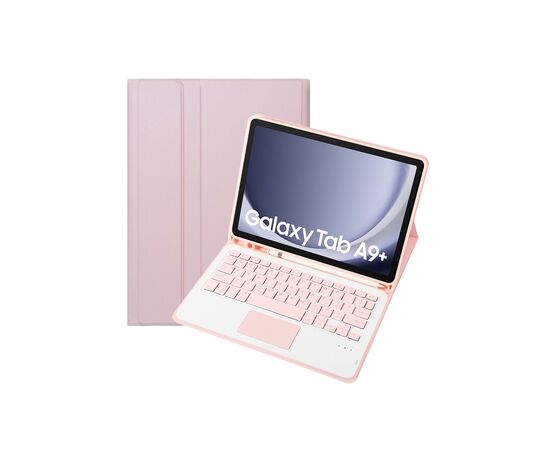 Чехол для планшета BeCover Keyboard+TouchPad Samsung Tab A9 Plus SM-X210/SM-X215/SM-X216 11.0" Pink (712415), изображение 2 Чехол для планшета BeCover Keyboard+TouchPad Samsung Tab A9 Plus SM-X210/SM-X215/SM-X216 11.0" Pink (712415), изображение 2