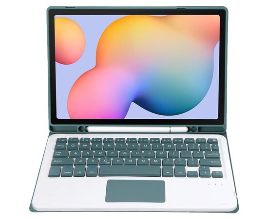 Чехол для планшета BeCover Keyboard+TouchPad Samsung Tab S6 Lite 10.4 P610/P613/P615/P619 Dark Green (712363), изображение 3