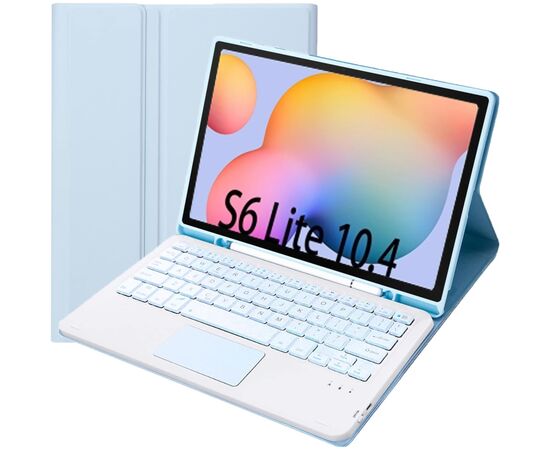 Чохол до планшета BeCover Keyboard+TouchPad Samsung Tab S6 Lite 10.4 P610/P613/P615/P619 Light Blue (712364)