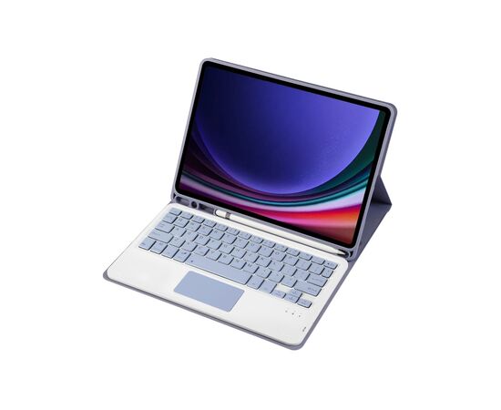 Чохол до планшета BeCover Keyboard+TouchPad Samsung Tab S9 (SM-X710/SM-X716)/S9 FE (SM-X510/SM-X516B) 11.0" Purple (712422), зображення 4 Чохол до планшета BeCover Keyboard+TouchPad Samsung Tab S9 (SM-X710/SM-X716)/S9 FE (SM-X510/SM-X516B) 11.0" Purple (712422), зображення 4