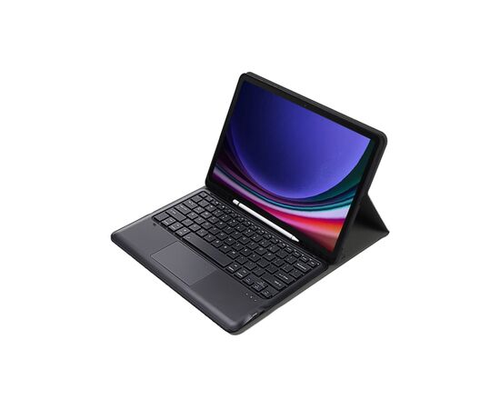 Чехол для планшета BeCover Keyboard+TouchPad Samsung Tab S9 Plus (SM-X810/SM-X816)/S9 FE Plus (SM-X610/SM-X616) 12.4" Black (712368), изображение 3 Чехол для планшета BeCover Keyboard+TouchPad Samsung Tab S9 Plus (SM-X810/SM-X816)/S9 FE Plus (SM-X610/SM-X616) 12.4" Black (712368), изображение 3