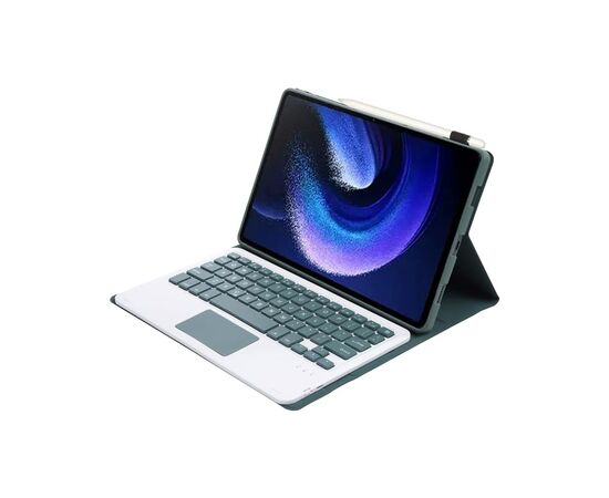 Чехол для планшета BeCover Keyboard+TouchPad Xiaomi Mi Pad 6 / 6 Pro 11" Dark Green (712403), изображение 4 Чехол для планшета BeCover Keyboard+TouchPad Xiaomi Mi Pad 6 / 6 Pro 11" Dark Green (712403), изображение 4