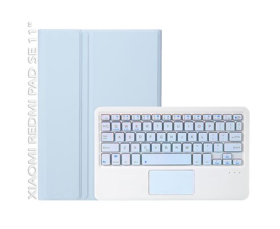 Чехол для планшета BeCover Keyboard+TouchPad Xiaomi Redmi Pad SE 11" Light Blue (712398)