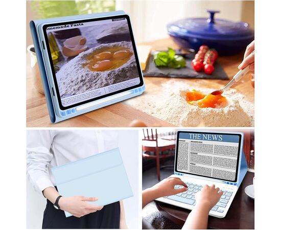 Чехол для планшета BeCover Keyboard Samsung Tab A9 SM-X115 8.7" Light Blue (712358), изображение 6 Чехол для планшета BeCover Keyboard Samsung Tab A9 SM-X115 8.7" Light Blue (712358), изображение 6