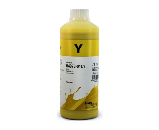 Чернила InkTec HP PageWide Pro 452/OfficeJet Pro 9010, 1L, yellow (H4973-01LY)