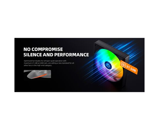 Кулер для корпуса ID-Cooling AS-120-ARGB-K TRIO, изображение 9 Кулер для корпуса ID-Cooling AS-120-ARGB-K TRIO, изображение 9