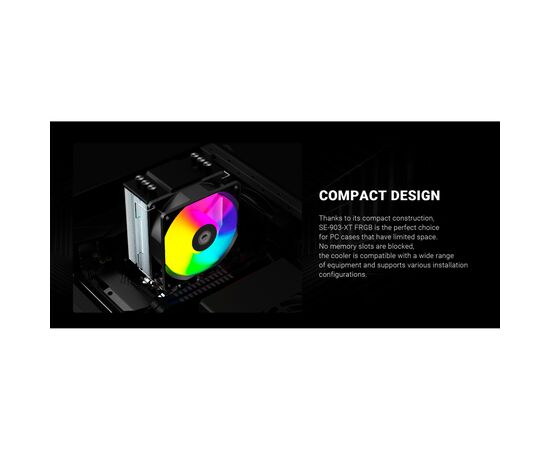 Кулер до процесора ID-Cooling SE-903-XT FRGB, зображення 11 Кулер до процесора ID-Cooling SE-903-XT FRGB, зображення 11