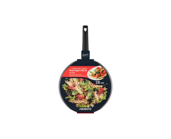 Сковорода Ardesto Gemini Gourmet Viareggio Cover Grey 28 см (AR1928GDL), изображение 2