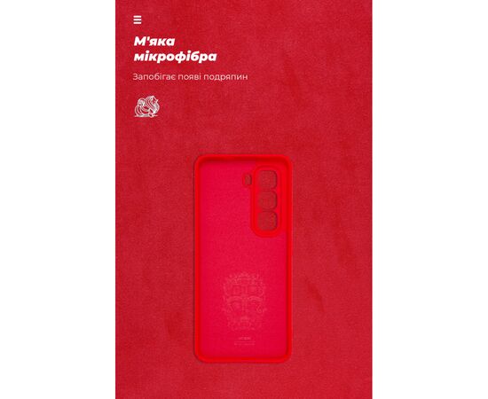 Чохол до мобільного телефона Armorstandart ICON Infinix Hot 50 Pro 4G Camera cover Red (ARM80974), зображення 4 Чохол до мобільного телефона Armorstandart ICON Infinix Hot 50 Pro 4G Camera cover Red (ARM80974), зображення 4