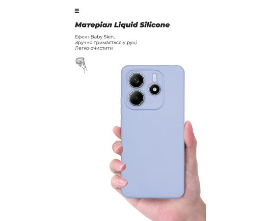 Чехол для мобильного телефона Armorstandart ICON Xiaomi Redmi Note 14 5G Camera cover Lavender (ARM79822), изображение 7