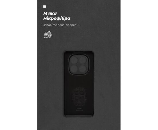Чехол для мобильного телефона Armorstandart ICON Xiaomi Redmi Note 14 Pro 4G / Note 14 Pro 5G Camera cover Black (ARM79827), изображение 4