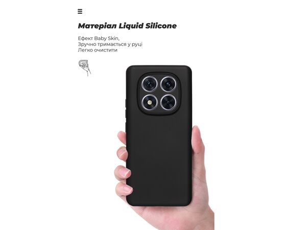 Чехол для мобильного телефона Armorstandart ICON Xiaomi Redmi Note 14 Pro 4G / Note 14 Pro 5G Camera cover Black (ARM79827), изображение 7