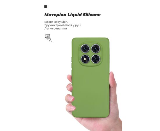 Чохол до мобільного телефона Armorstandart ICON Xiaomi Redmi Note 14 Pro 4G / Note 14 Pro 5G Camera cover Green (ARM79829), зображення 7 Чохол до мобільного телефона Armorstandart ICON Xiaomi Redmi Note 14 Pro 4G / Note 14 Pro 5G Camera cover Green (ARM79829), зображення 7