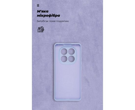 Чехол для мобильного телефона Armorstandart ICON Xiaomi Redmi Note 14 Pro 4G / Note 14 Pro 5G Camera cover Lavender (ARM79830), изображение 4