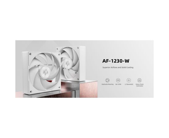 Кулер для корпуса ID-Cooling AF-1230-W, изображение 7 Кулер для корпуса ID-Cooling AF-1230-W, изображение 7