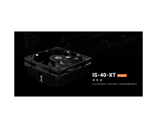 Кулер до процесора ID-Cooling IS-40-XT BLACK, зображення 10 Кулер до процесора ID-Cooling IS-40-XT BLACK, зображення 10