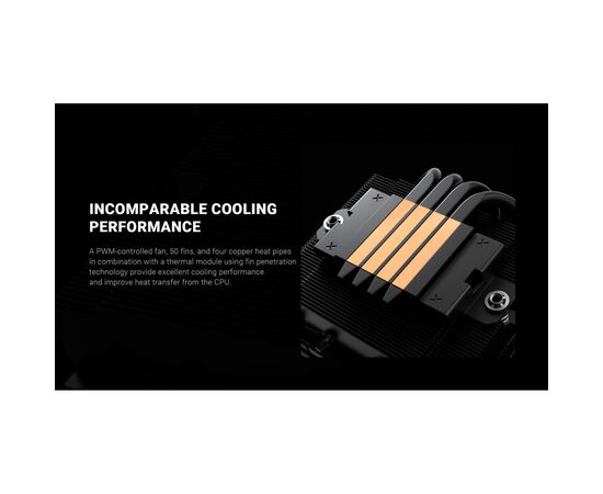 Кулер до процесора ID-Cooling IS-40-XT BLACK, зображення 12 Кулер до процесора ID-Cooling IS-40-XT BLACK, зображення 12