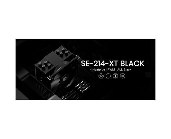 Кулер до процесора ID-Cooling SE-214-XT Black, зображення 9 Кулер до процесора ID-Cooling SE-214-XT Black, зображення 9