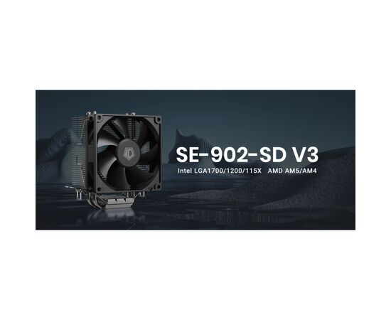 Кулер для процессора ID-Cooling SE-902-SD V3, изображение 8 Кулер для процессора ID-Cooling SE-902-SD V3, изображение 8