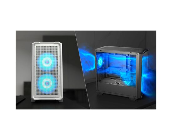 Корпус Cougar MX600 Mini RGB White, изображение 12 Корпус Cougar MX600 Mini RGB White, изображение 12
