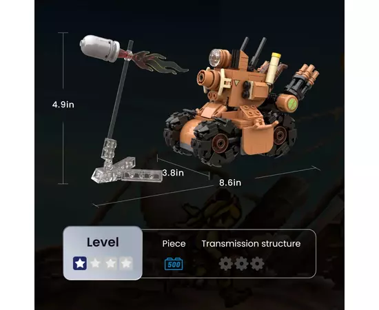 Конструктор Pantasy Metal Slug Металлический слизняк серии SV-001TYPE-R (86232), изображение 3 Конструктор Pantasy Metal Slug Металлический слизняк серии SV-001TYPE-R (86232), изображение 3