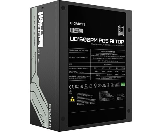 Блок питания GIGABYTE 1600W (GP-UD1600PM PG5), изображение 3 Блок питания GIGABYTE 1600W (GP-UD1600PM PG5), изображение 3