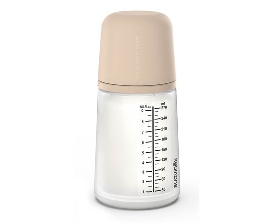 Бутылочка для кормления Suavinex Zero. Zero Beige 270 мл, средний поток (308419), изображение 2 Бутылочка для кормления Suavinex Zero. Zero Beige 270 мл, средний поток (308419), изображение 2