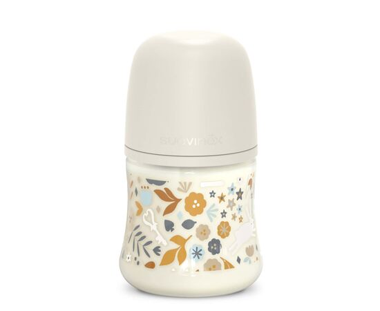 Бутылочка для кормления Suavinex Wonderland 150 мл, физиологическая, медленный поток, белая (308741), изображение 2 Бутылочка для кормления Suavinex Wonderland 150 мл, физиологическая, медленный поток, белая (308741), изображение 2