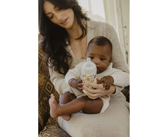 Пляшечка для годування Suavinex Wonderland 270 мл, фізіологічна, середній потік, біла (308747), зображення 4