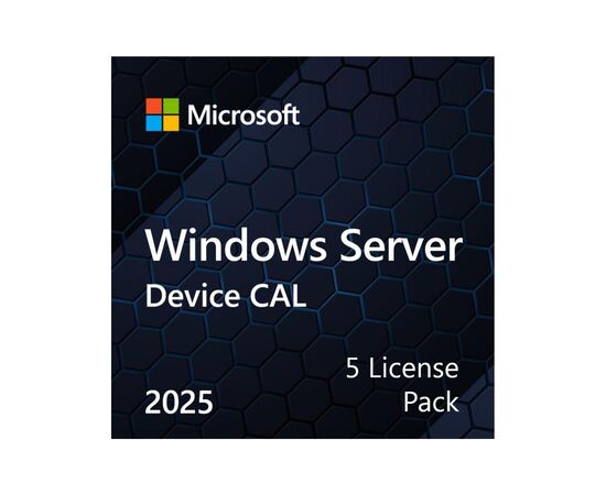 ПЗ для сервера Microsoft Windows Server 2025 CAL 5 Device англ, ОЕМ без носія (EP2-25243)
