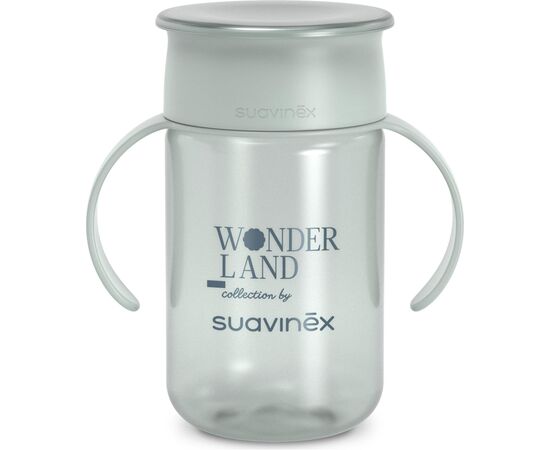 Поїльник-непроливайка Suavinex Wonderland 340 мл +12 міс. світло-зелена (402793), зображення 2