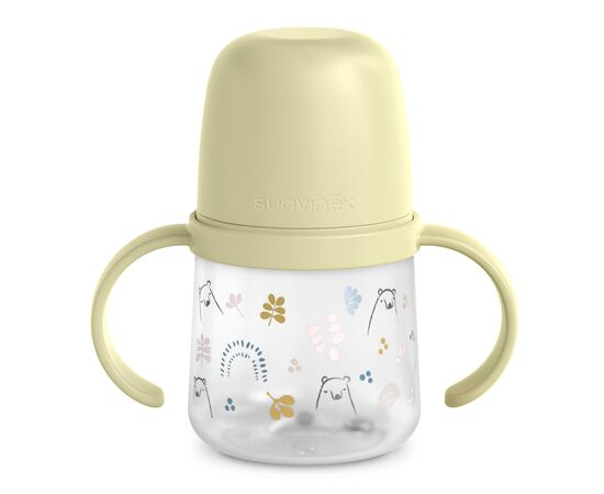 Поильник-непроливайка Suavinex Bear family чашка с силиконовым носиком, 150 мл +6 мес. зеленая (308676), изображение 2 Поильник-непроливайка Suavinex Bear family чашка с силиконовым носиком, 150 мл +6 мес. зеленая (308676), изображение 2