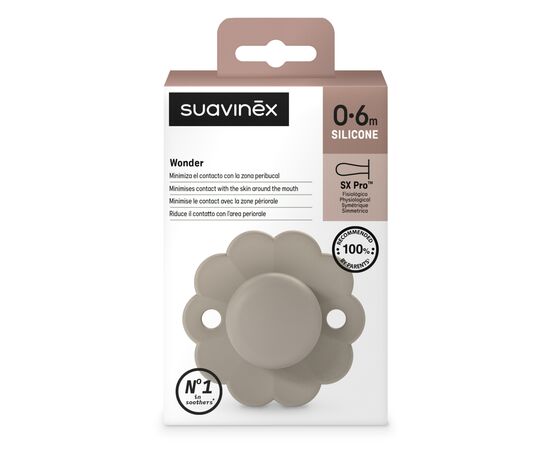 Пустышка Suavinex Wonder физиологическая, 0-6 мес. (308371), изображение 3